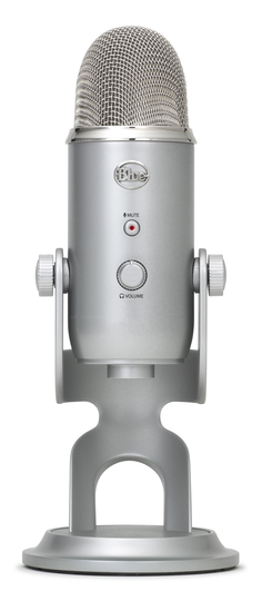 Blue - Microphone Yeti Silver
