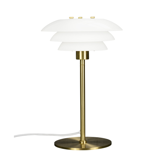 Dyberg Larsen - DL20 Opal Table lamp with brass