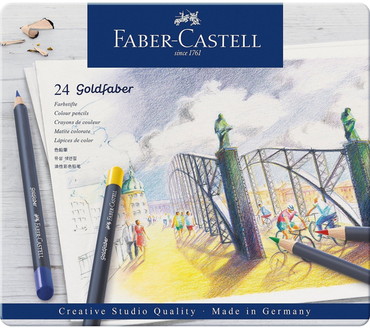 Faber-Castell - Goldfaber-värikynä, tina 24 (114724)