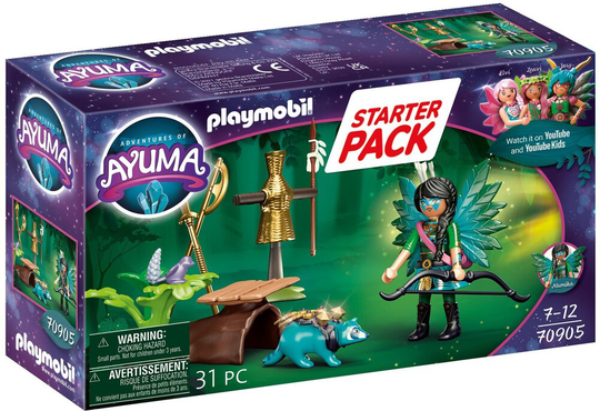 Playmobil - Starter Pack Knight Fairy with raccoon (70905)