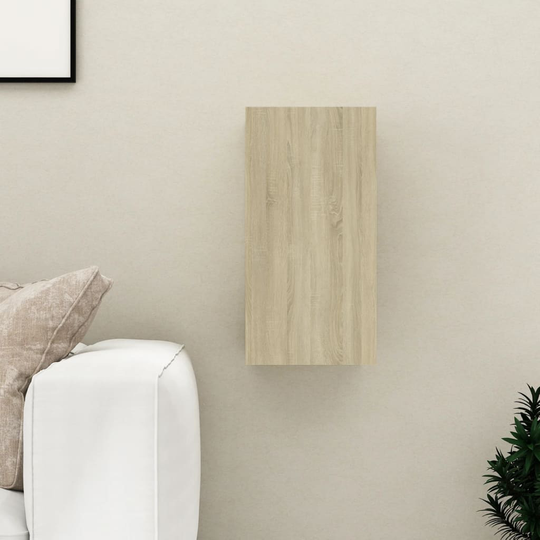 vidaXL TV-taso Sonoma-tammi 30,5x30x60 cm lastulevy