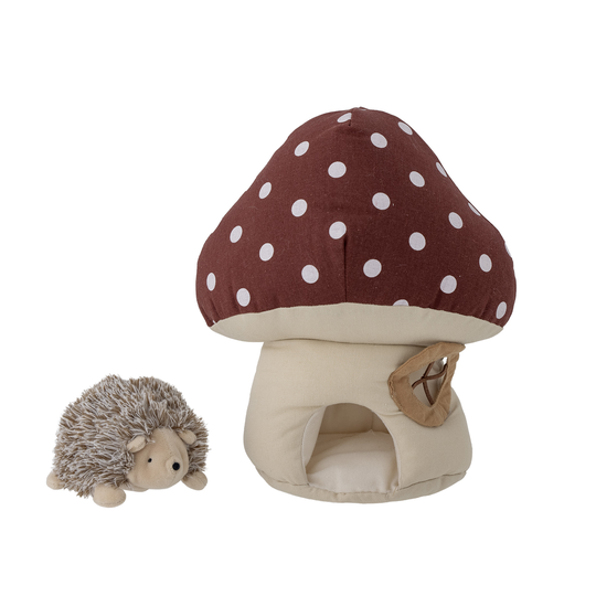 Bloomingville MINI - Gaston Soft Toy w/ Mushroom house (82058010)