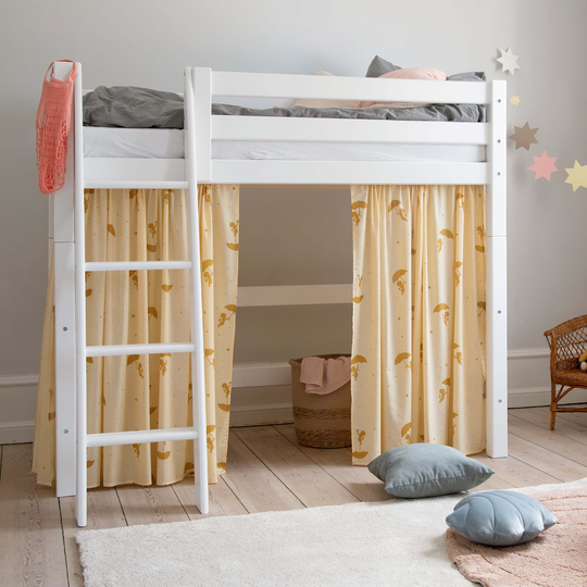 Hoppekids - Ole Lukoie Curtain For Mid High Bed Yellow