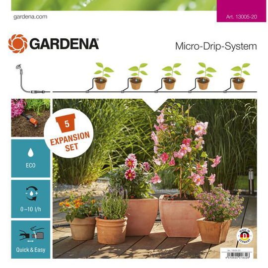 Gardena Micro-Drip-System Lisäosa kukkaruukuille