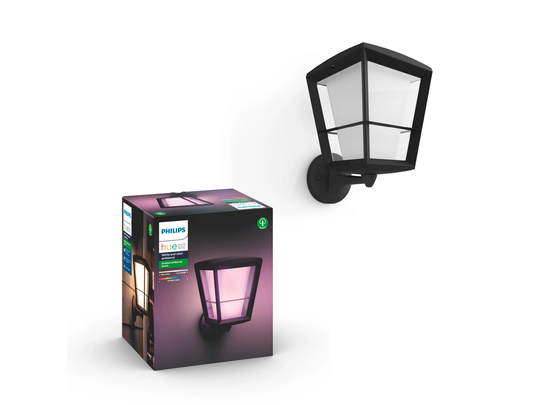Philips Hue - Econic Up Wall Lantern Outdoor - White&Color Ambiance