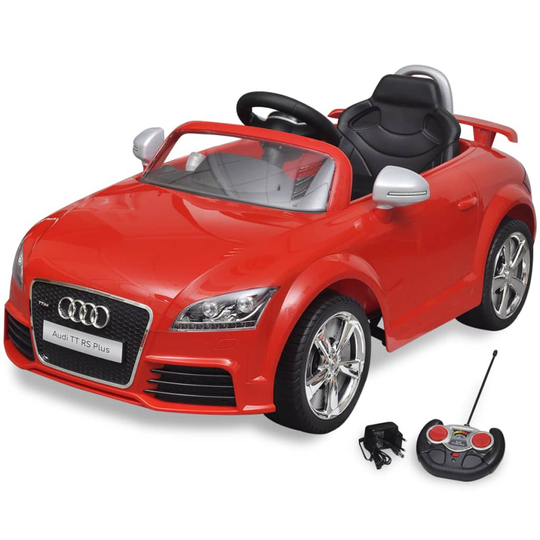 Audi TT RS Istuttava Auto Lapsille Kauko-ohjaimella Punainen