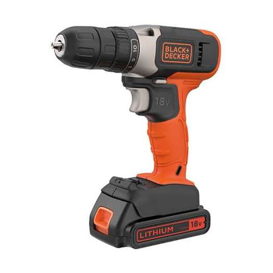 Black & Decker BCD001C1-QW Porakone-ruuvinväännin sis. akun ja laturin