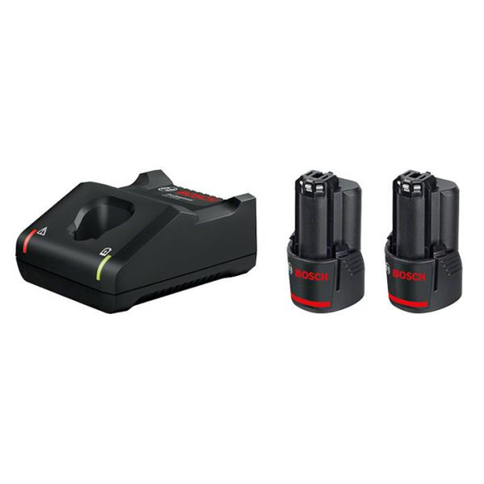 Bosch GAL 12V-40 + 2st 12V 3.0Ah Latauspaketti