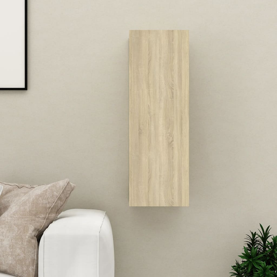 vidaXL TV-taso Sonoma-tammi 30,5x30x90 cm lastulevy