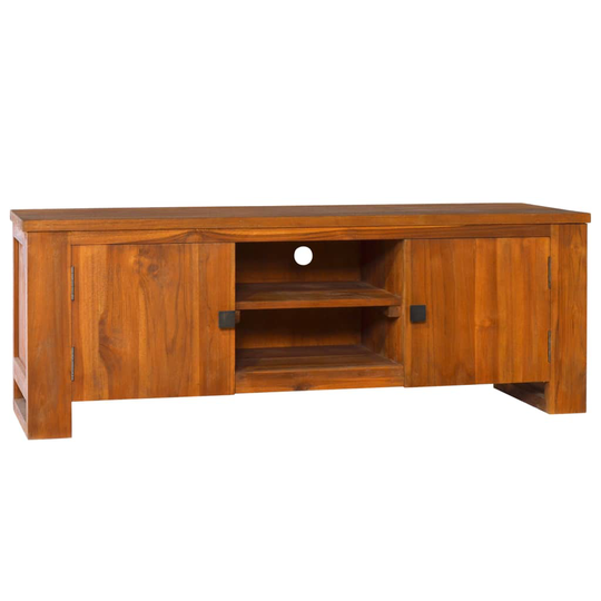 vidaXL TV-taso 110x30x40 cm täysi tiikki