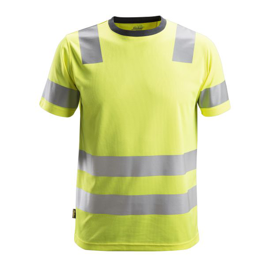 Snickers 2530 AllroundWork T-paita huomiotakki, keltainen XS