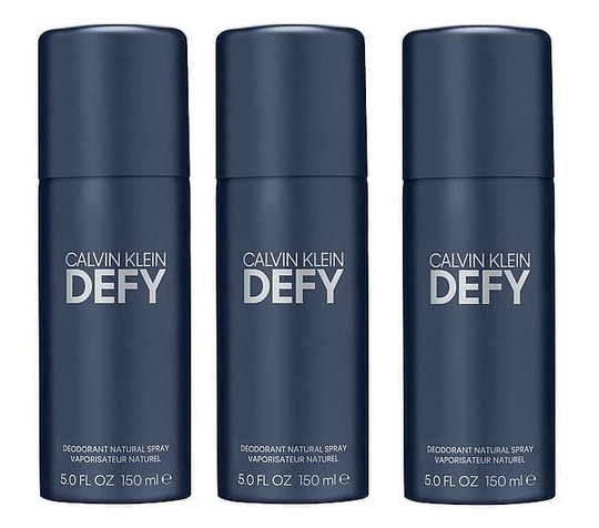 Calvin Klein - 3 x Defy Deodorant spray 150 ml