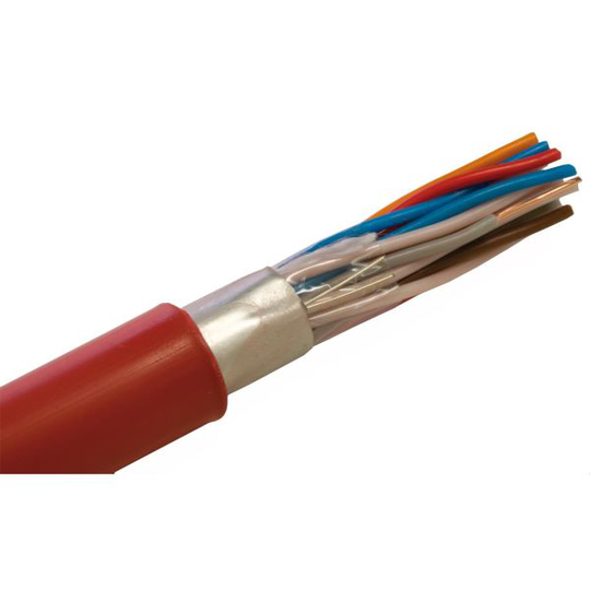 Nexans ELAQBY Hälytyskaapeli 10x2x1.0 mm, punainen 500 m, rumpu