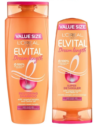 L'Oréal - Elvital Dream Lenght Shampoo 700 ml + Conditoner 400 ml