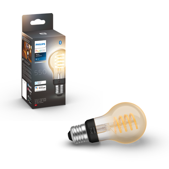 Philips Hue - E27 Filament A60 - White Ambiance