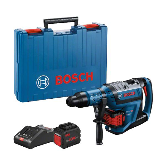 Bosch GBH 18V-45 C Poravasara sisältää akun ja laturin