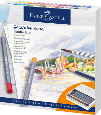 Faber-Castell - Goldfaber Aqua Watercolour pencil studio box