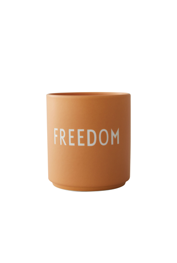 Design Letters - Favourite cups - Orange Freedom
