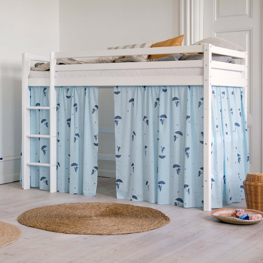 Hoppekids - Ole Lukoie Curtain For Mid High Bed Blue