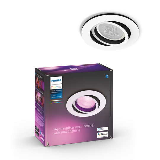 Philips Hue - Centura Recessed Round - White&Color Ambiance - White