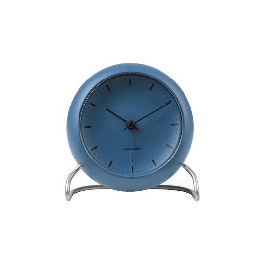 Arne Jacobsen - City Hall Table Clock - Blue (43691)
