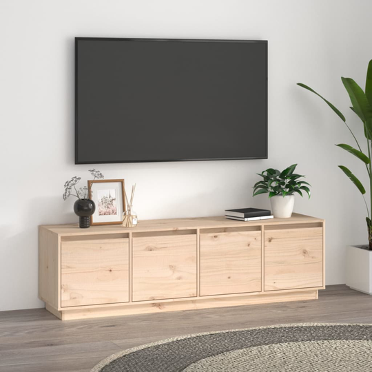 vidaXL TV-taso 156x37x45 cm täysi mänty