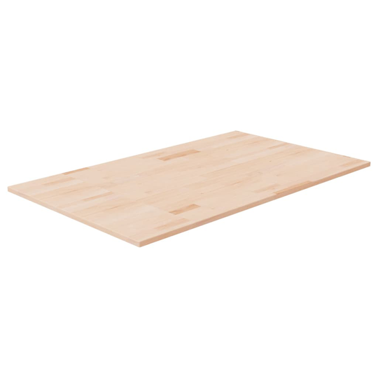 vidaXL Kylpyhuoneen työtaso 100x60x1,5 cm käsittelemätön täysi puu