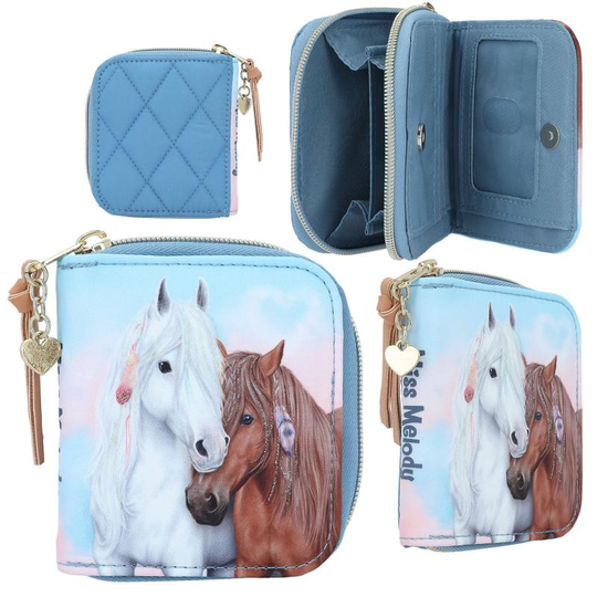 Miss Melody - Wallets - BLUE QUILT - (0412025)