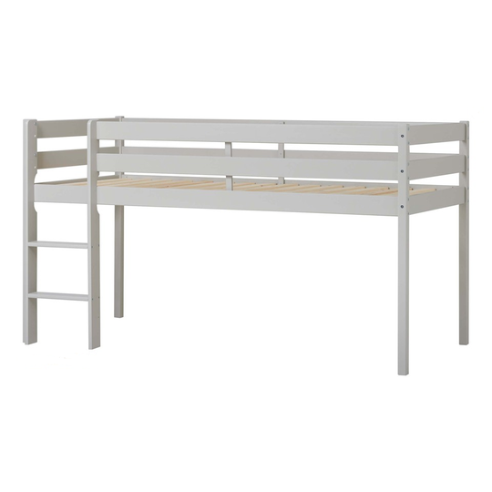 Hoppekids - ECO Comfort half high bed 90x200 cm Dove Grey + ECO Comfort Slats 90x200 cm