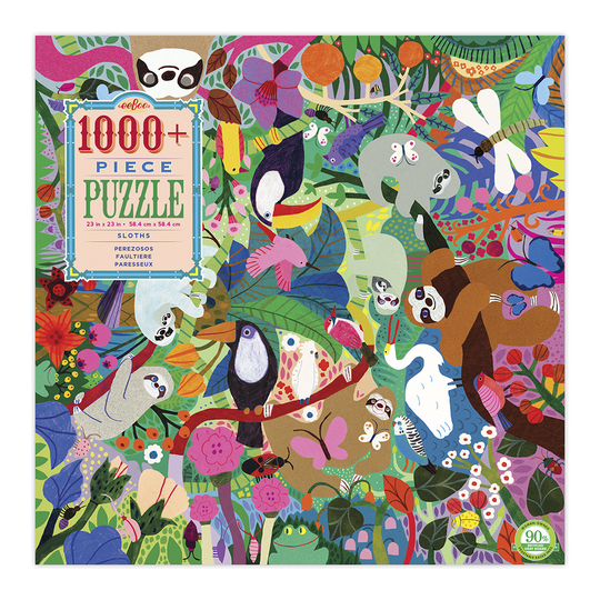 eeBoo - Puzzle - Sloths, 1008 pc (EPZTSLO)