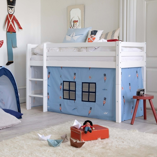 Hoppekids- Tin Soldier curtain for half high bed 70x160 cm