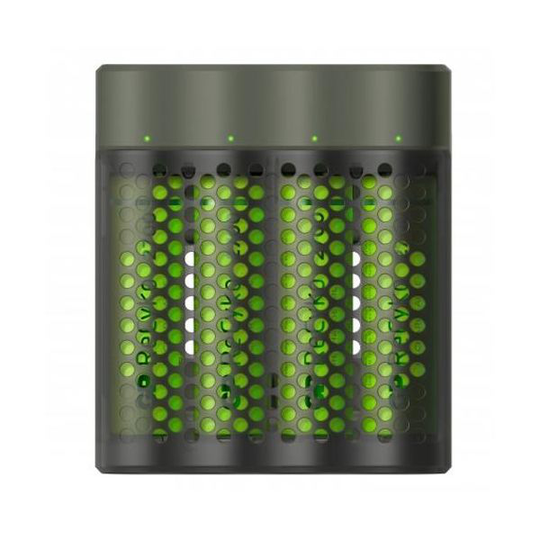 GP Batteries ReCyko Speed M451 Batteries Akkulaturi 4 AA-paristoilla
