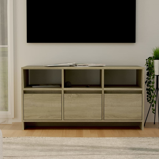 vidaXL TV-taso Sonoma-tammi 102x37,5x52,5 cm lastulevy