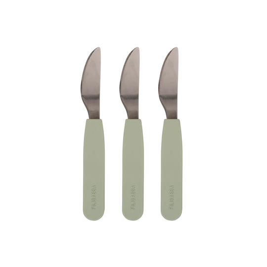 Filibabba - Silicone Knives 3-Pack - Green (FI-02261)