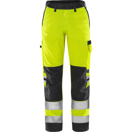 Fristads 2642 GPLU Työhousut neonkeltainen/musta 34