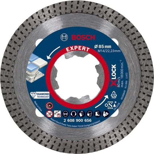 Bosch Expert Hardceramic Timanttikatkaisulaikka X-LOCK, Ø 85 mm