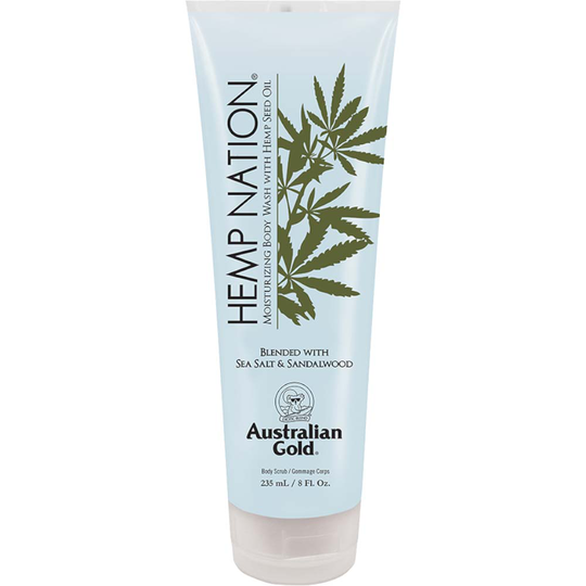Australian Gold - Hemp Nation Sea Salt&Sandalwood Body Wash 235 ml