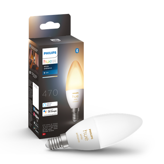 Philips Hue - E14 Single Bulb - White Ambiance