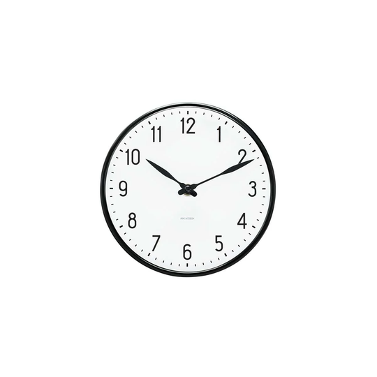 Arne Jacobsen - Station Wall ClockØ 21 cm - Black (43633)