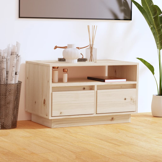 vidaXL TV-taso 60x35x37 cm täysi mänty