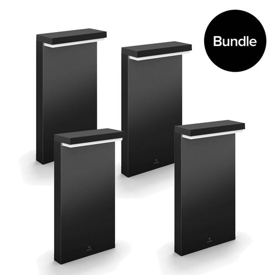 Philips Hue -4x​Nyro Outdoor Lamp Pedestal - White&Color Ambiance - Bundle