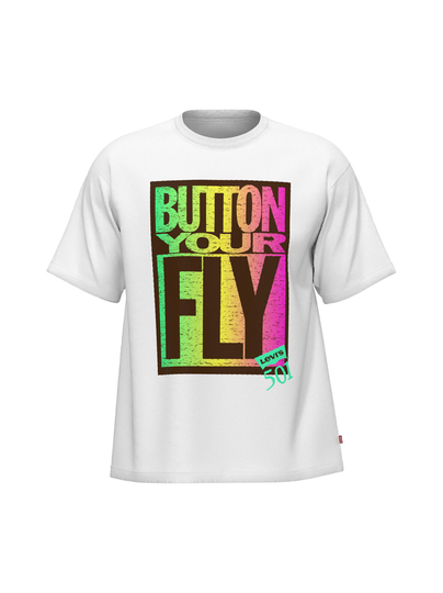 Vintage graphic button -t-paita