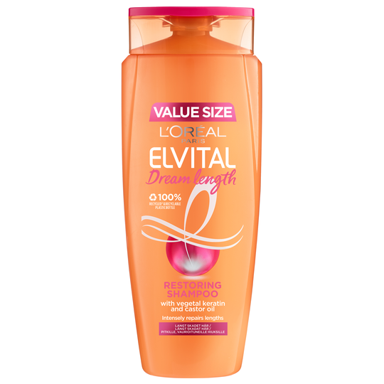 L'Oréal - Elvital Dream Lenght Shampoo 700 ml (Bundle)