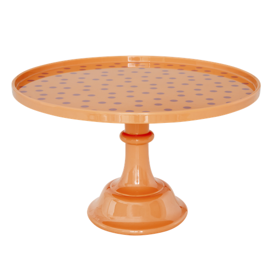 Rice - Melamine Cake Stand - Dots Print