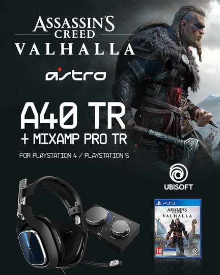 ASTRO A40 TR + MA PRO TR PS4 GEN4&Assassin’s Creed Valhalla PS4 - Bundle