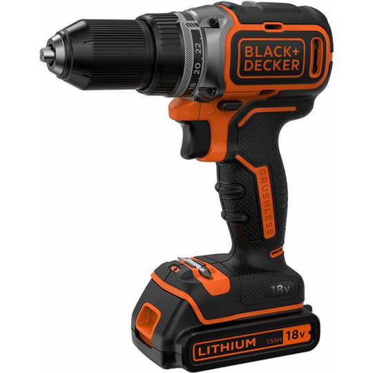Black & Decker BL186KB-QW Porakone-ruuvinväännin sis. akun ja laturin