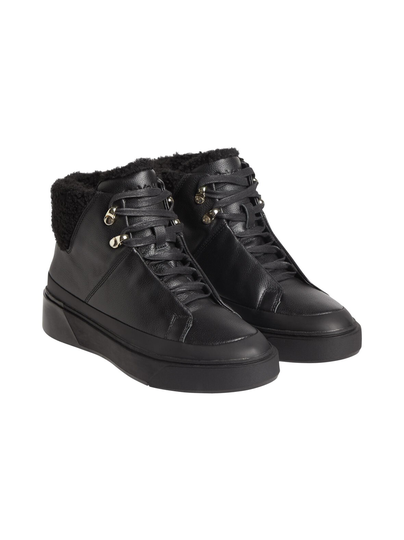 Heel cupsole hi top -nahkasneakerit