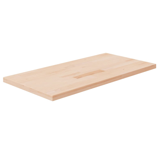 vidaXL Kylpyhuoneen työtaso 100x50x2,5 cm käsittelemätön täysi puu