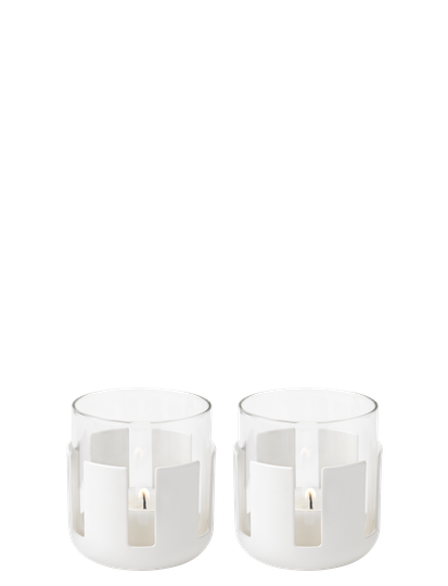 Stelton - Luna Tealight holders, 2 pc - Soft White