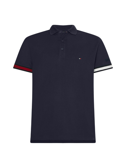 Flag cuff sleeve logo slim -pikeepaita